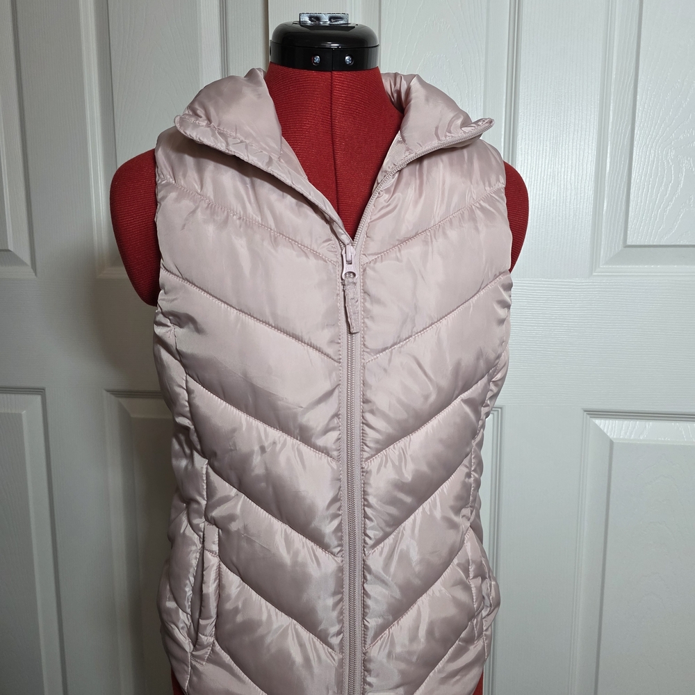SO Women's Light Pink Puffer Vest